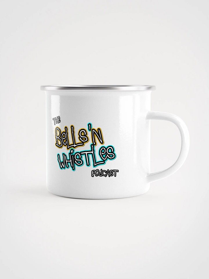 The Bells 'N Whistles Podcast Enamel Mug product image (1)