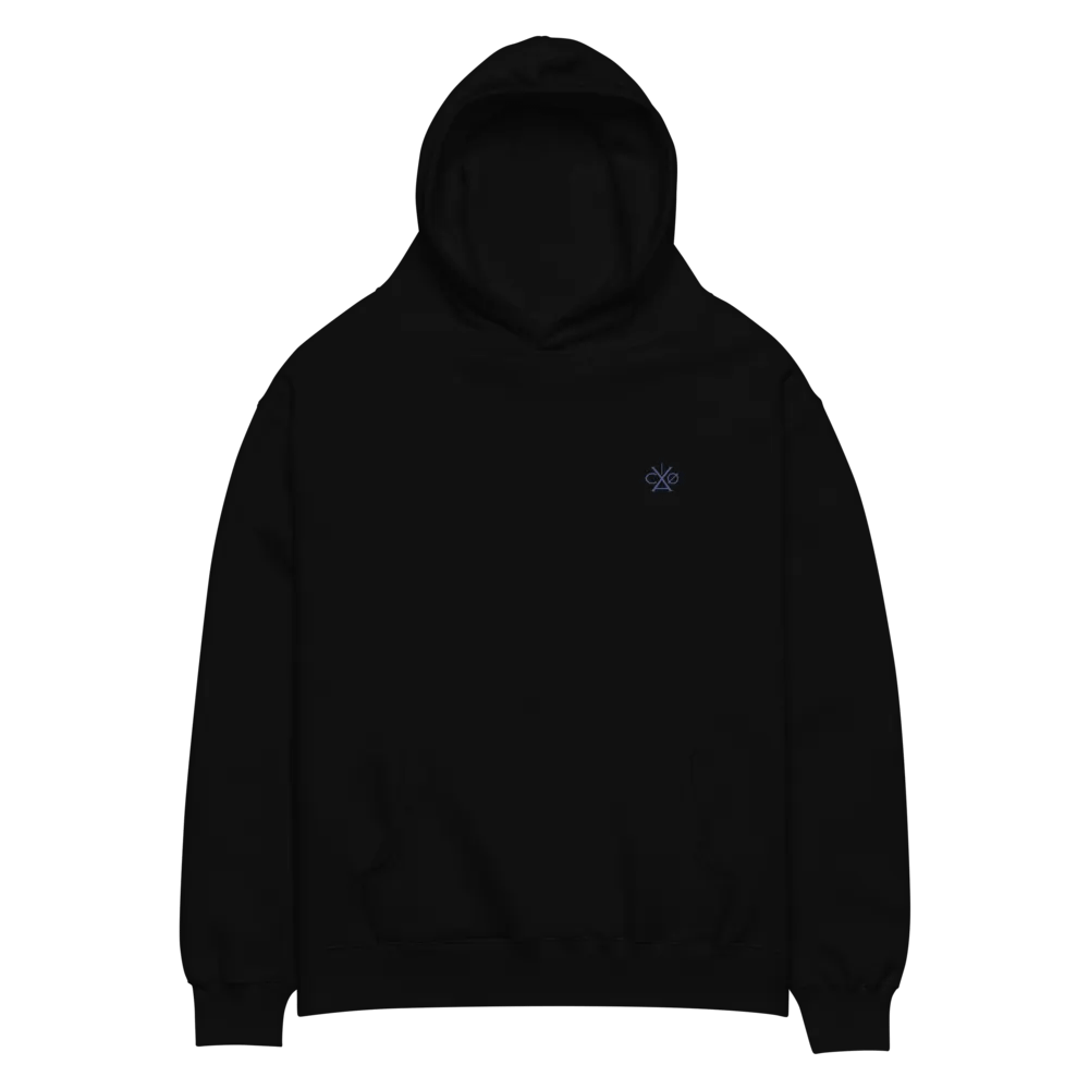 VACIO Abstract Scratch Skull Premium Relaxed Fit Hoodie (B) product image (7)