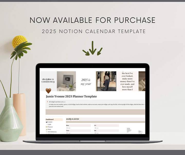 2025 Notion Planner Template – Your All-in-One Goal Setting & Organization System product image (2)