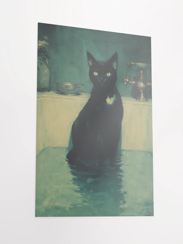Mystic Feline Reflections Poster product image (4)