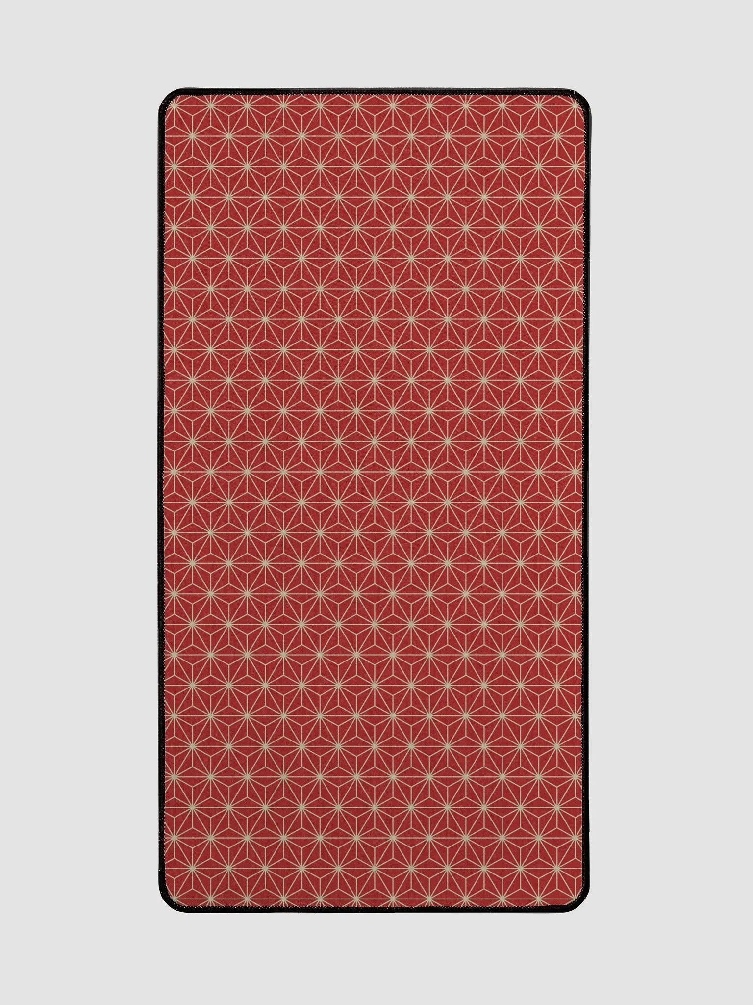 Desk Mat - Japanese Red Asanoha Pattern product image (3)