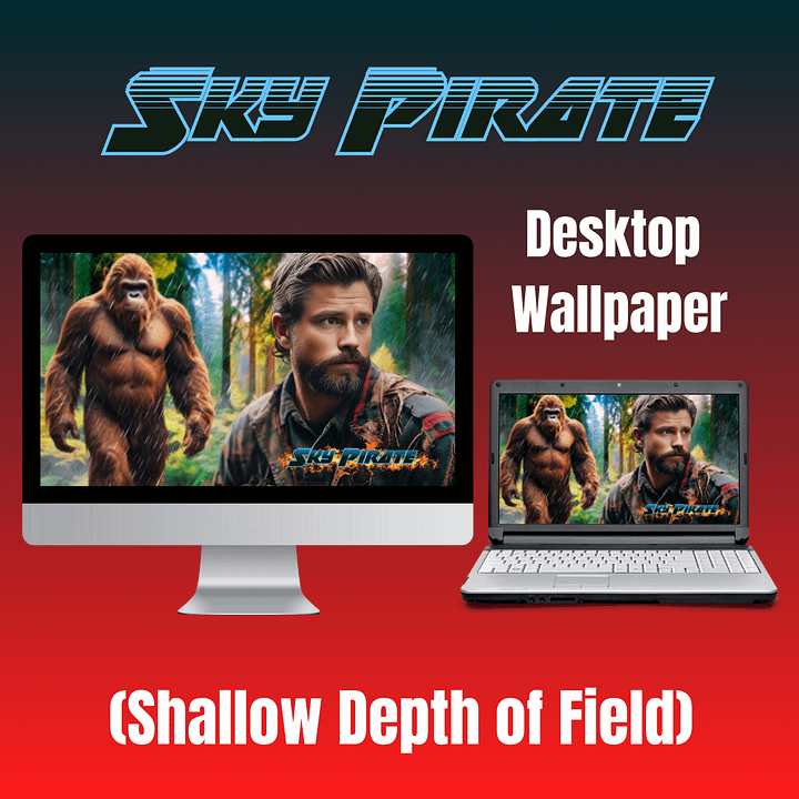 Sky Pirate - Desktop Wallpaper (Shallow Depth of Field) product image (1)