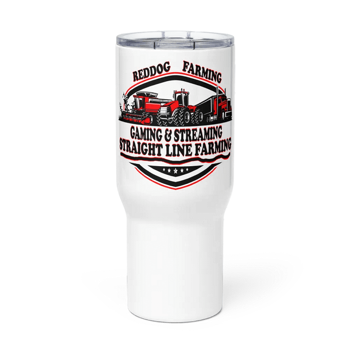 Travel Mug with a Handle WITH REDDOG FARMING LOGO product image (3)