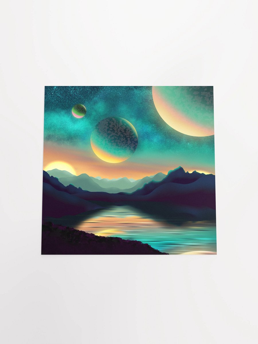 Galaxy Moonscape Poster product image (4)