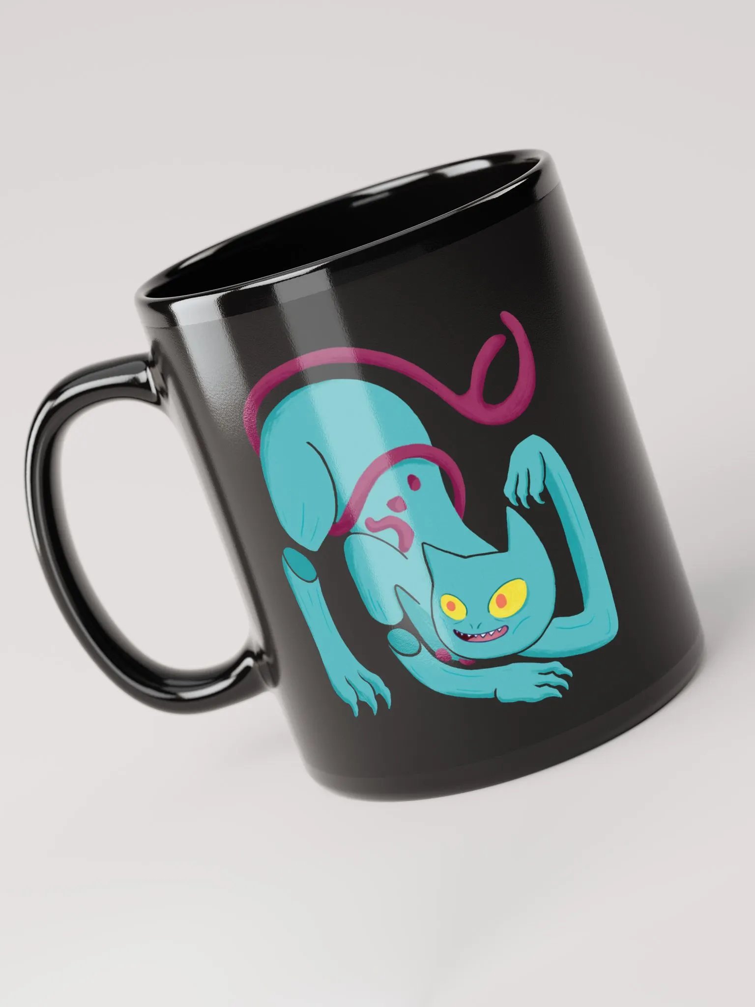Demon Cat Mug Black product image (5)