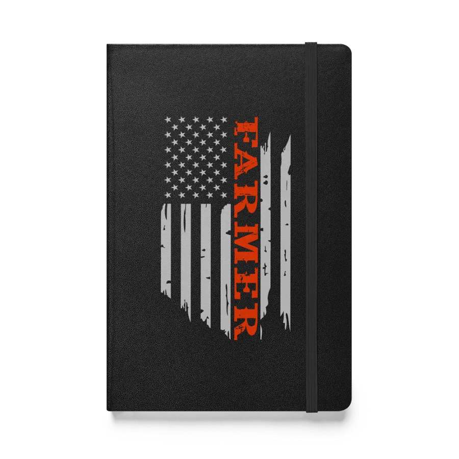 Patriotic Farmer Hardcover Notebook product image (1)