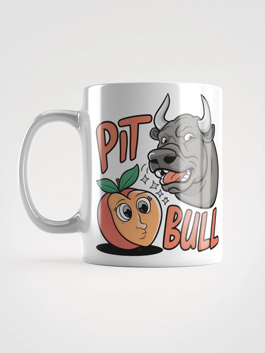 Pit Bull: Peach Pit and Bull Ceramic Mug Design product image (6)