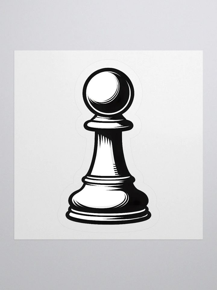 Classic Chess Pawn Piece sticker product image (1)