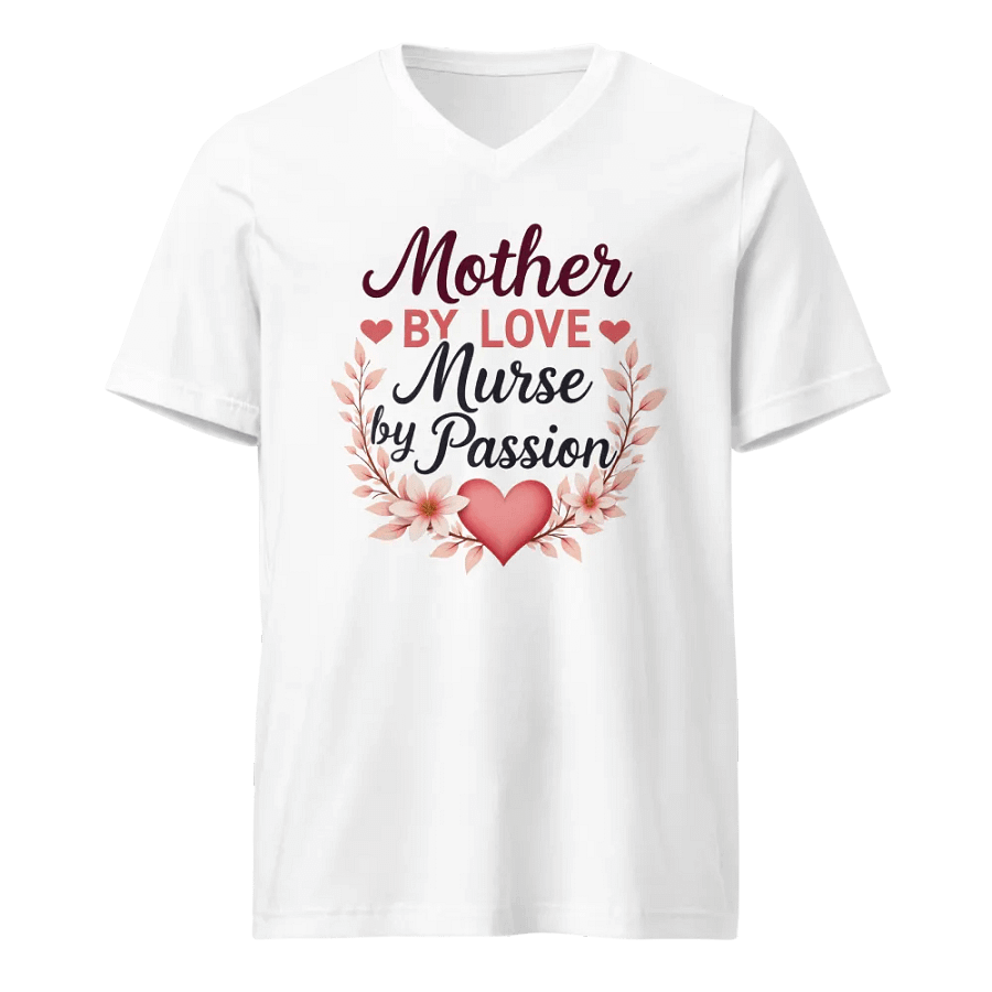 Mother by Love Nurse by Passion V-Neck Tee product image (1)