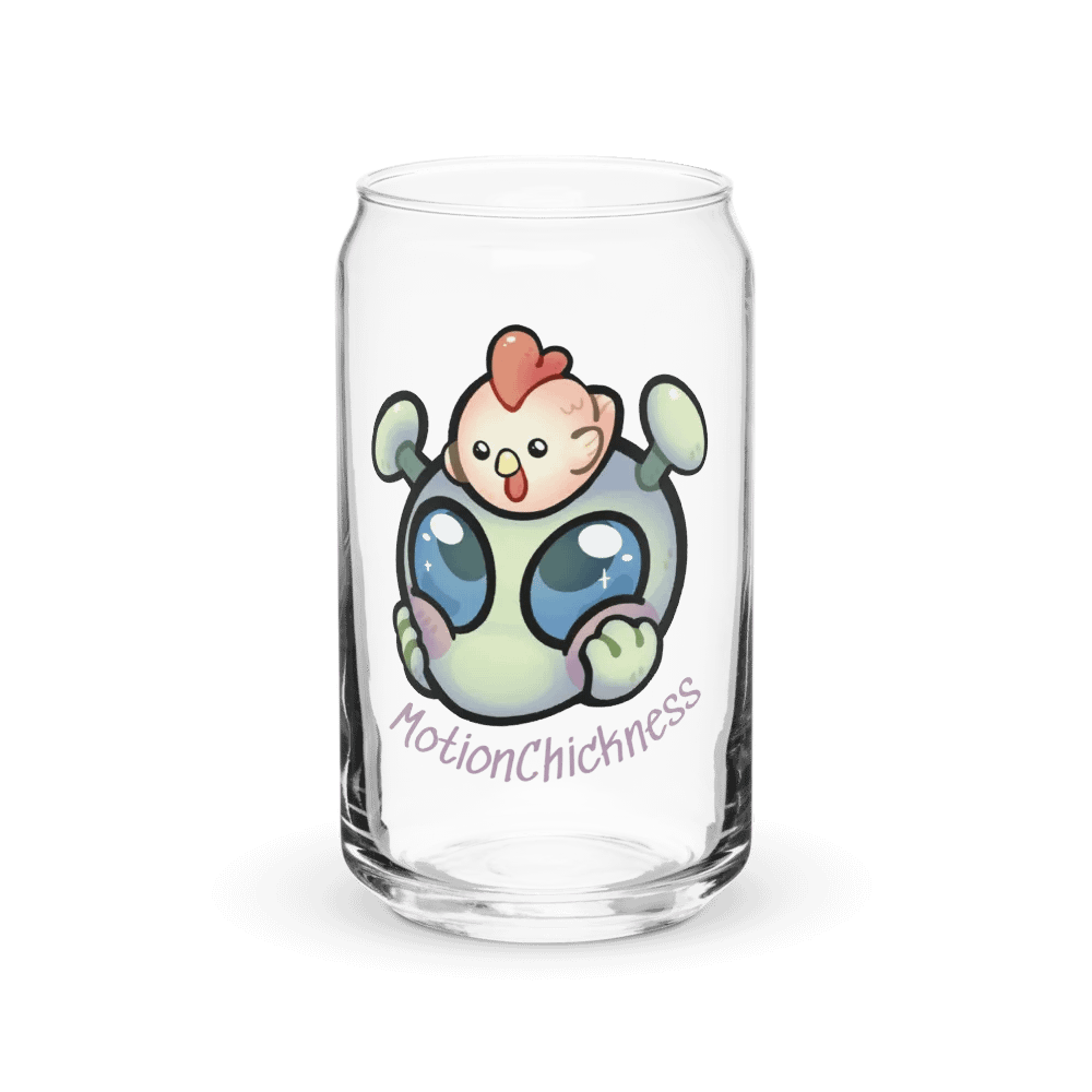 MotionChicken 16oz Glass product image (1)