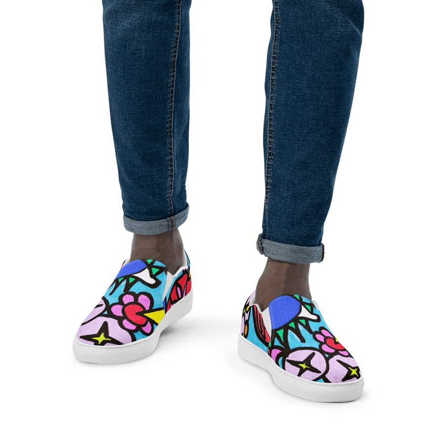 Men's Starry Slip-On Canvas Shoes product image (10)