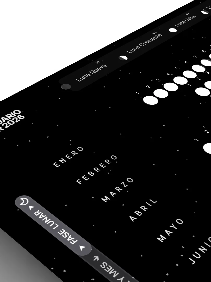 Colección de 10 Imprimibles de Calendario Lunar Premium (2026-2036) 10 años lunares product image (2)