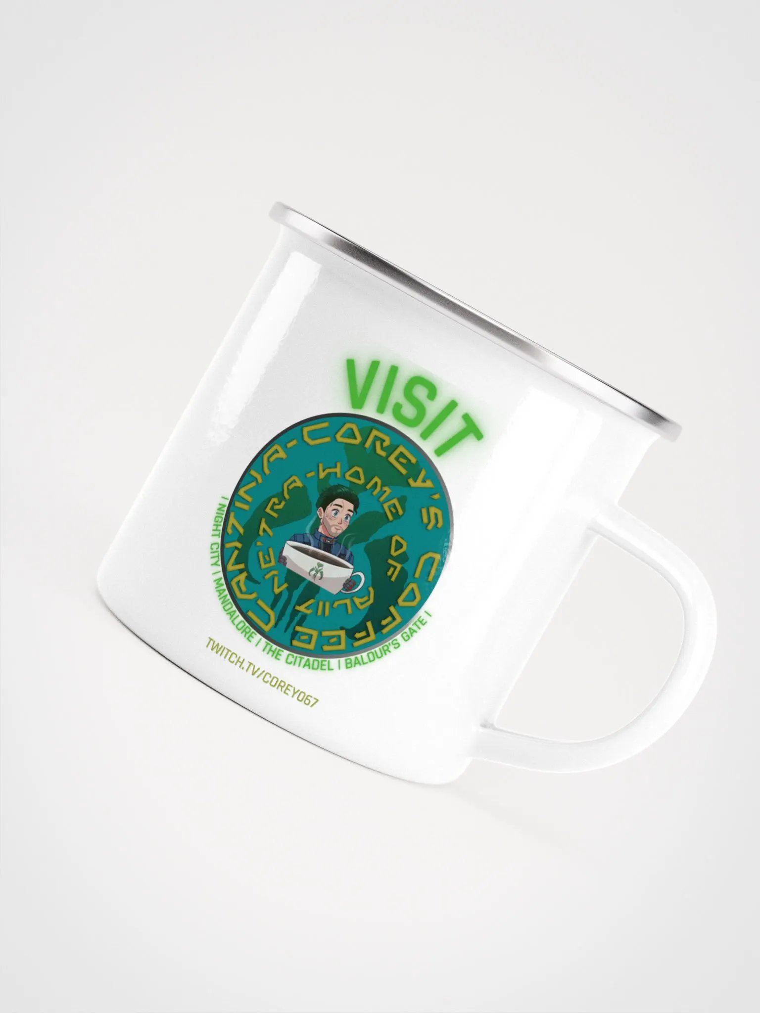 Visit Corey's Coffee Cantina - Enamel Mug product image (5)