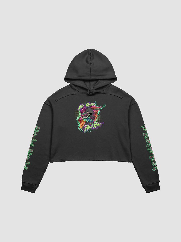 No bark, All Bite Crop Hoodie product image (1)