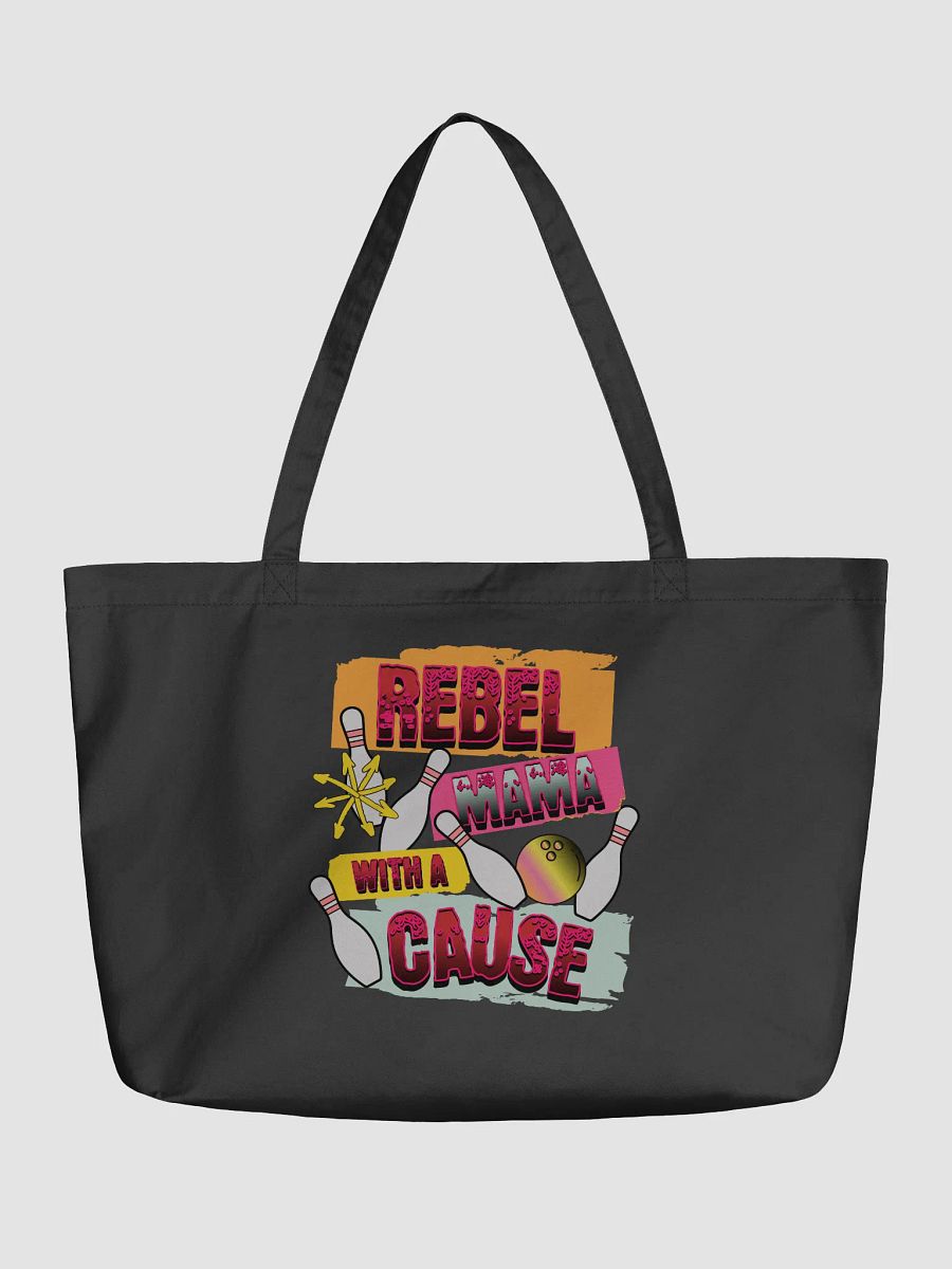 Rebel Mama With A Cause Bowling Eco Tote product image (2)