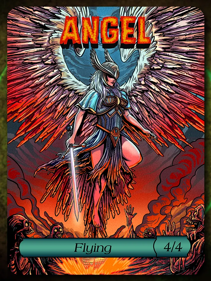 Angel 4/4 Flying Full Art Token product image (1)