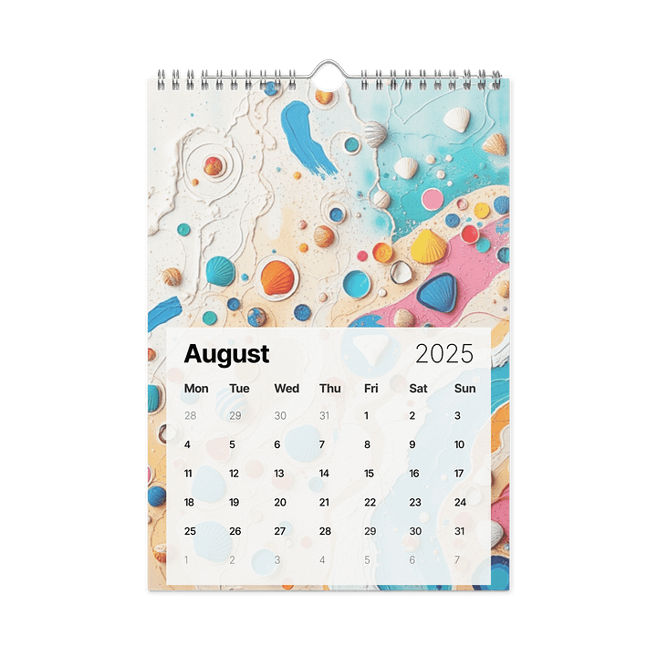 ART ABSTRACT WALL CALENDAR 2026 product image (2)