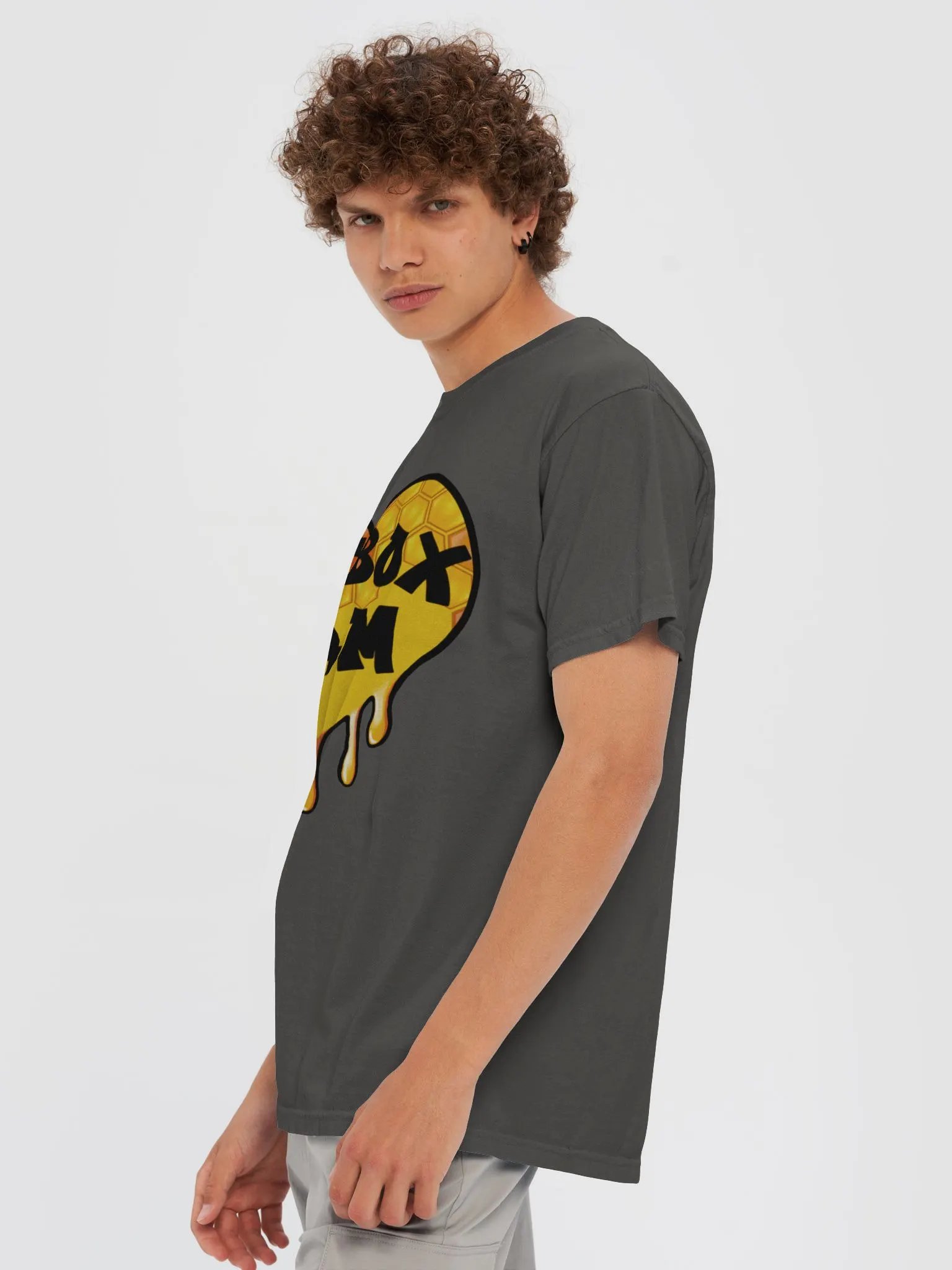 GOLD HOT BOX FAM GREY TEE product image (6)