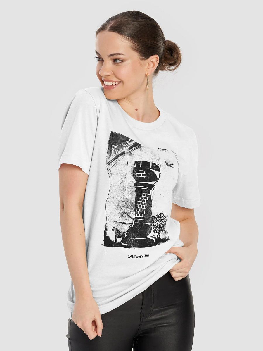 Grunge Chess: Medieval Rook unisex t-shirt product image (8)