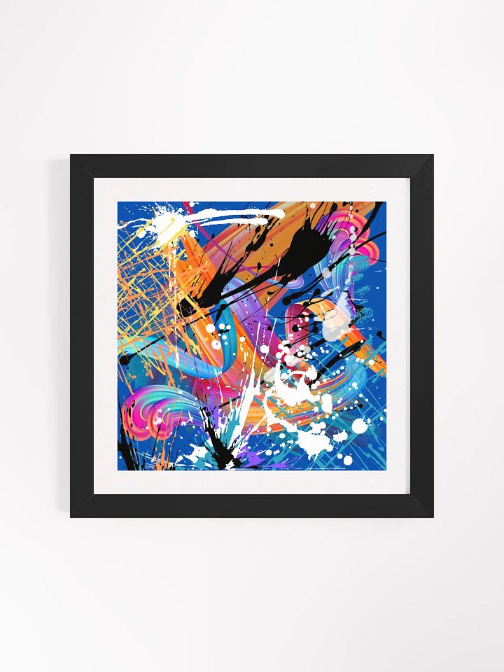 Raging Rapids Abstract Framed Poster product image (2)