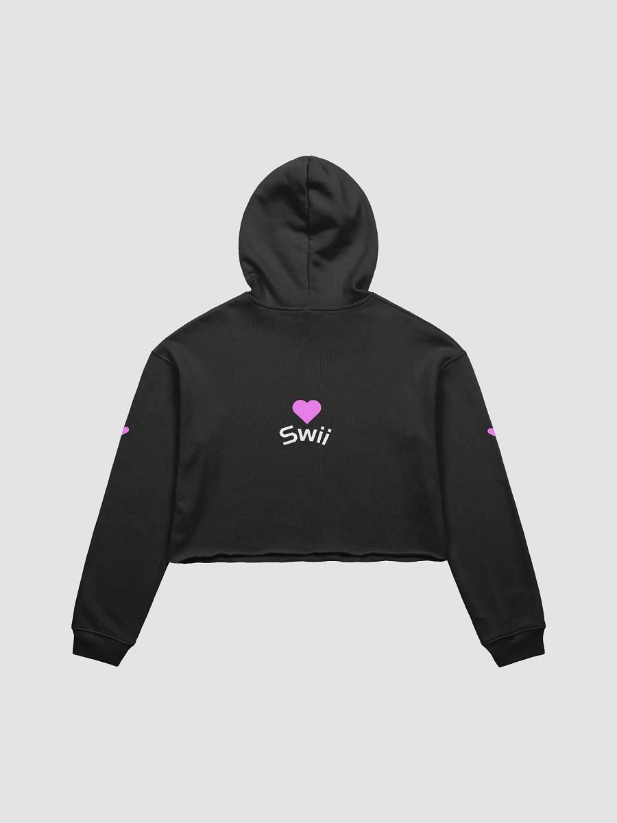 Bunny Swii Cropped Hoodie Pink product image (2)