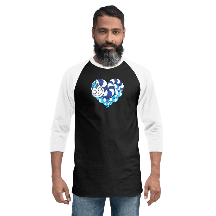 Heart Worm Jersey Raglan Tee. product image (6)