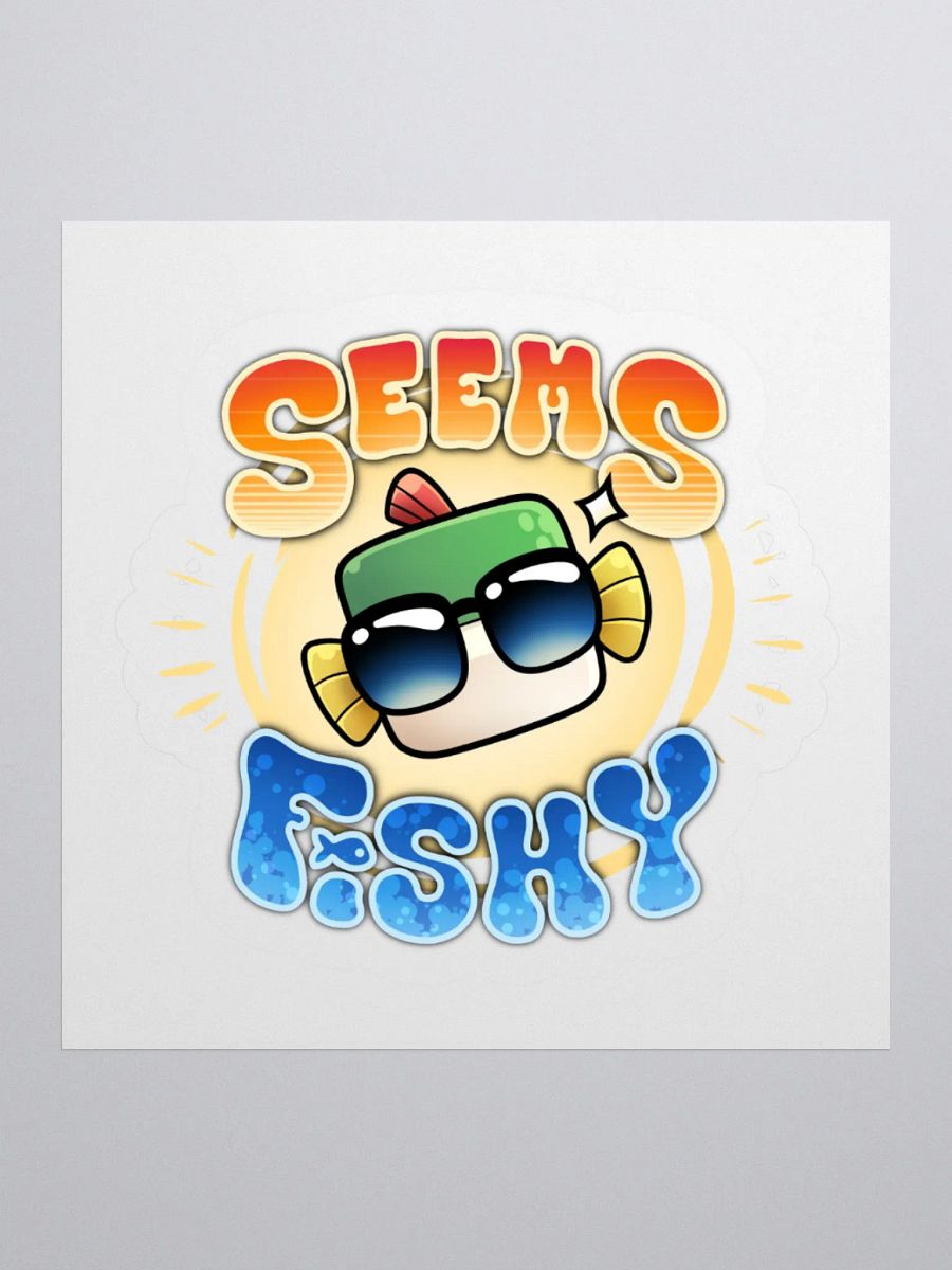 Seems Fishy Sticker product image (3)