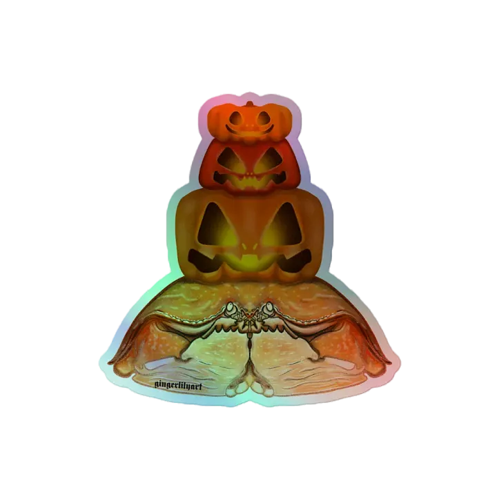 pumpkin crab sticker product image (2)