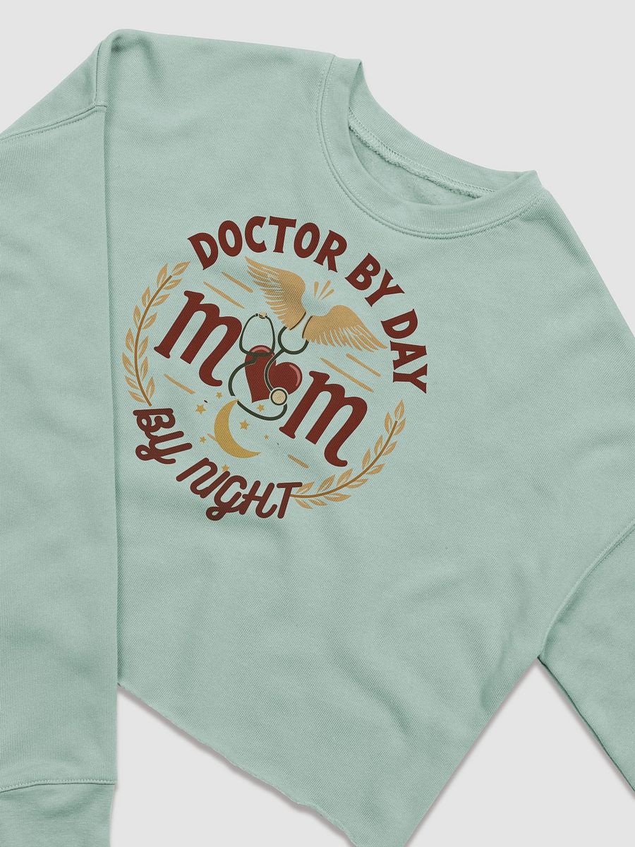 Doctor by Day, Mom by Night Fleece Crop Sweatshirt product image (9)