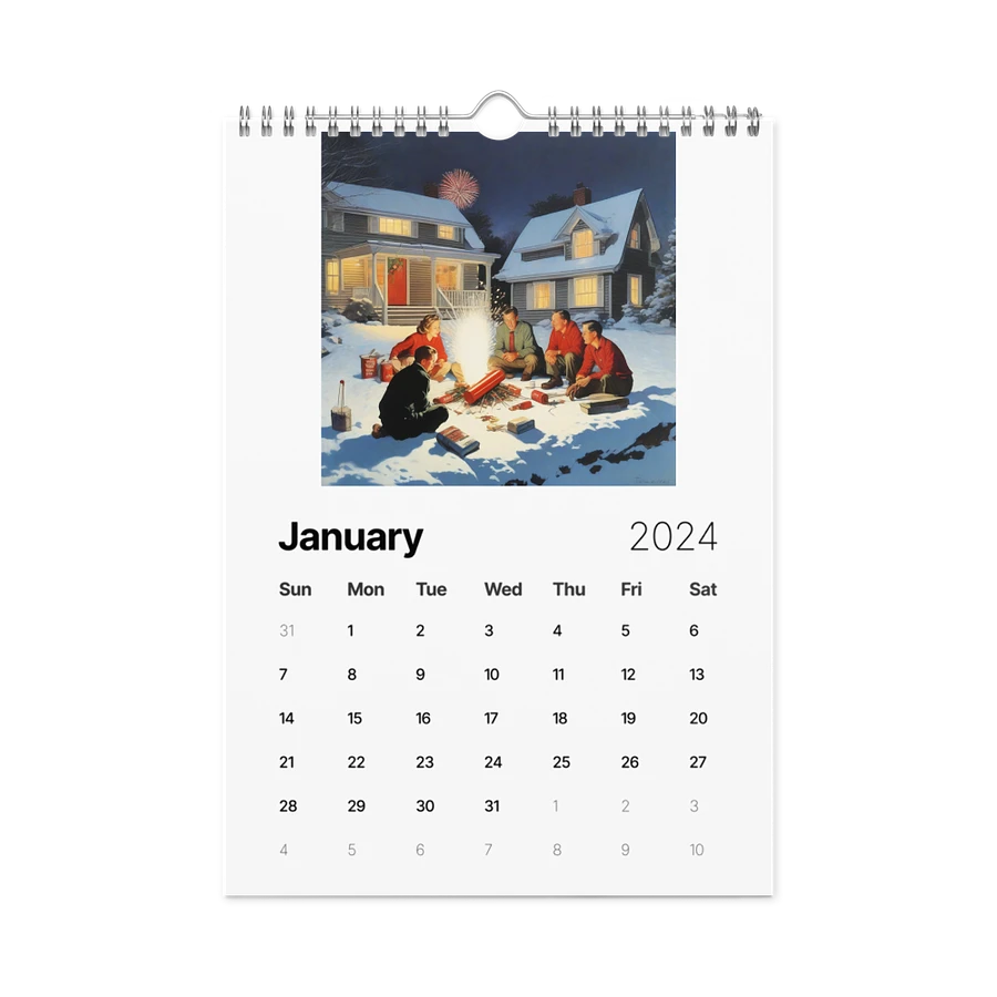 12 Great Holidays of America Calendar product image (8)