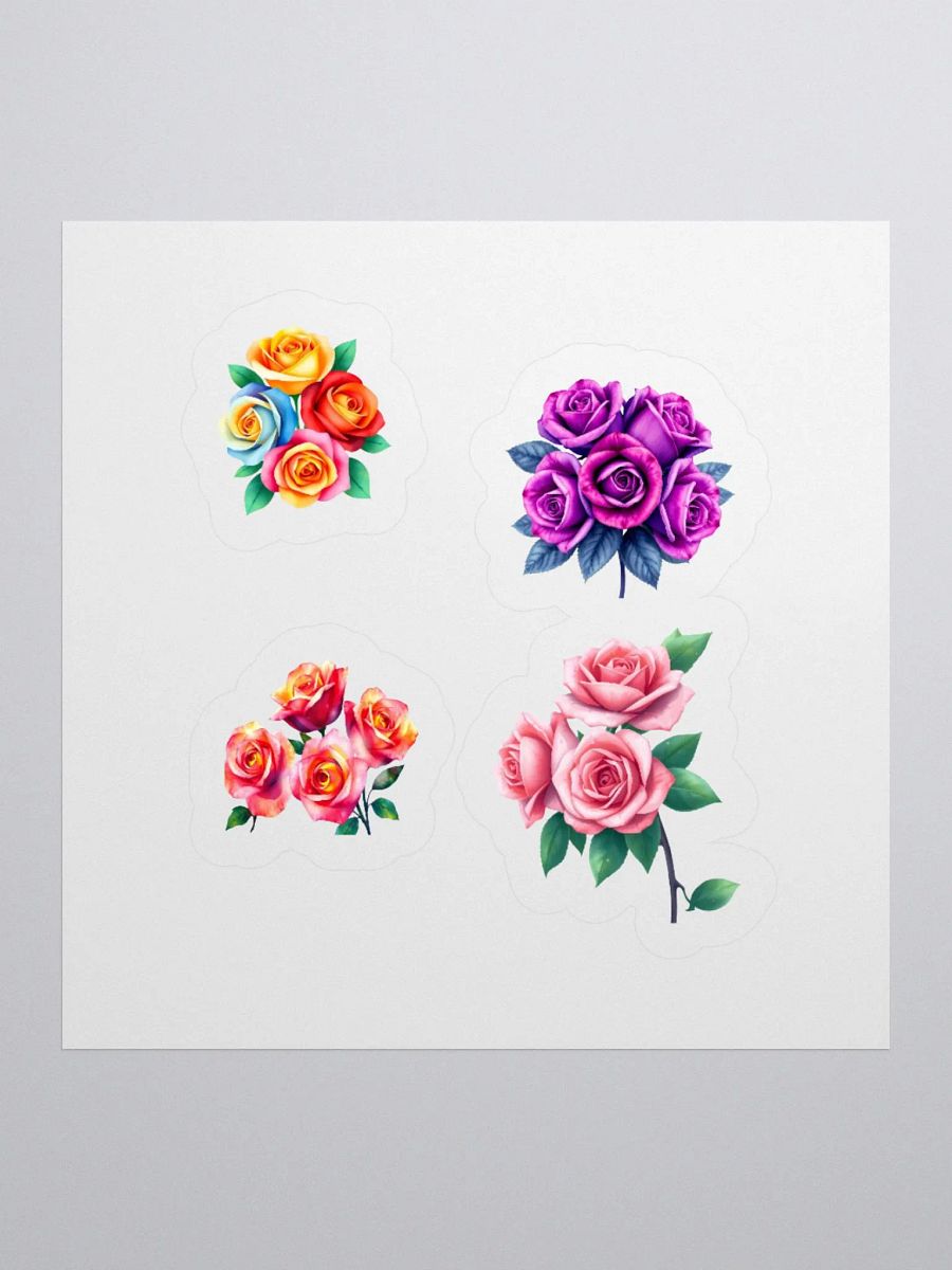 Chromatic Rose Clusters Stickers product image (4)