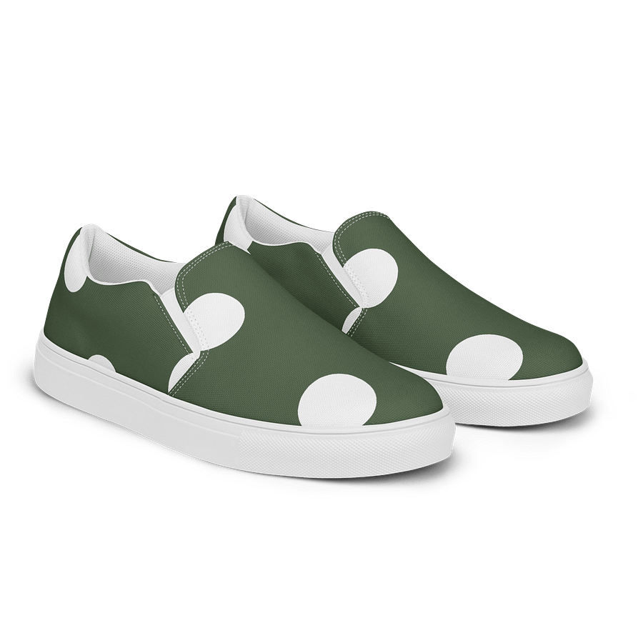 Poka Dot in TomThumb Green. product image (1)