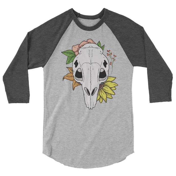 Capy Skull Raglan Tee product image (5)