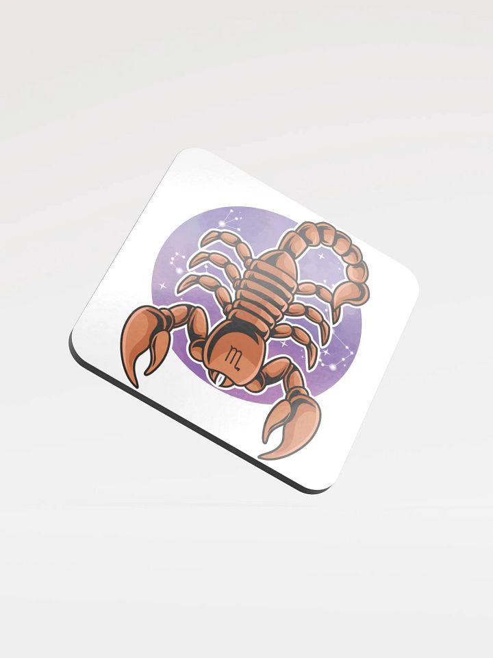 Zodiac Scorpion Cork Coaster product image (1)