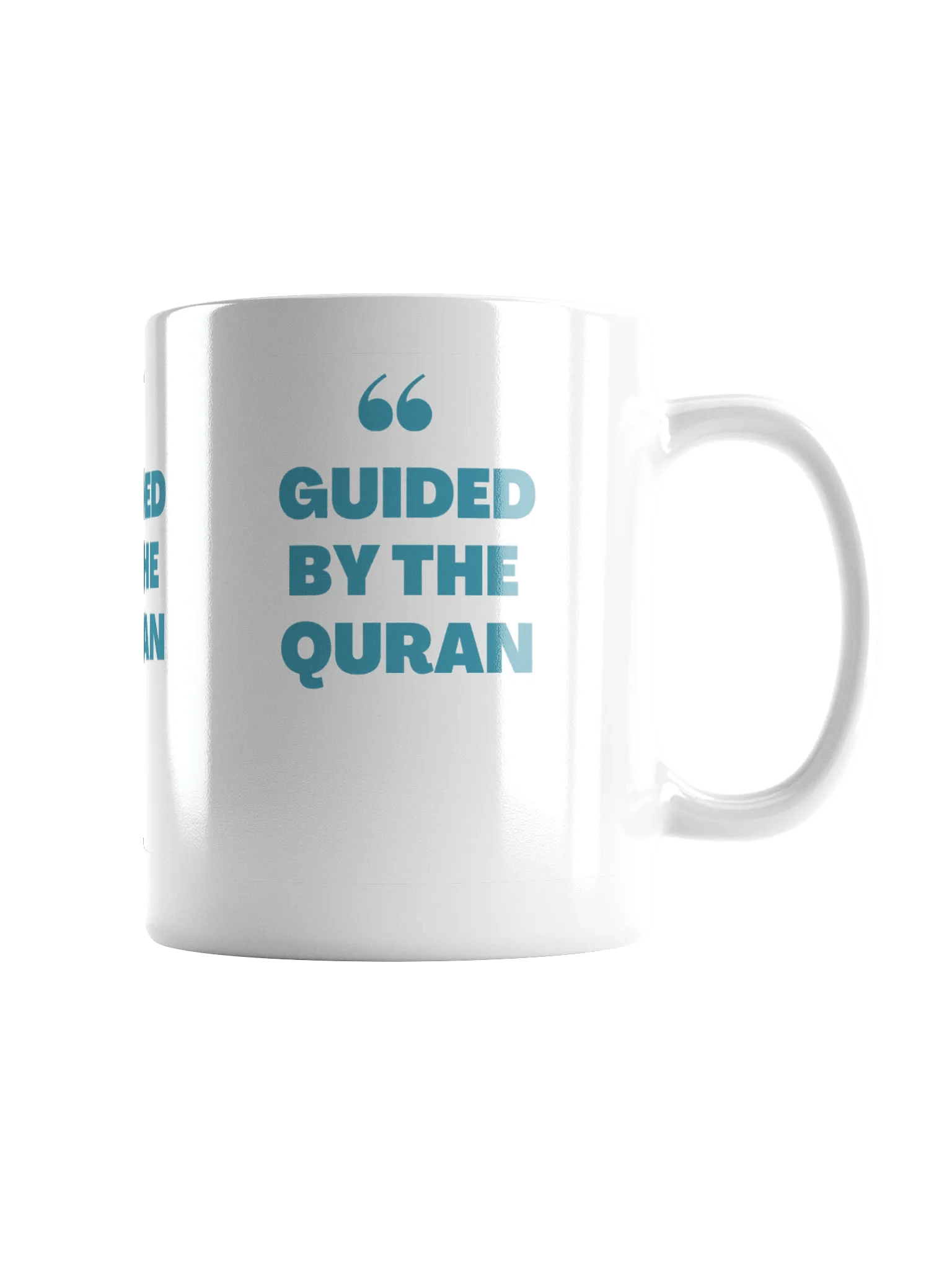 Guided By The Quran White Glossy Mug product image (2)