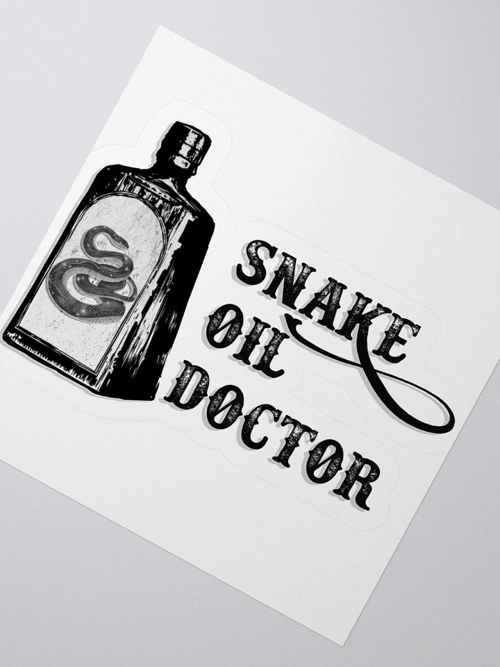 Snake Oil Doctor - Sticker product image (6)