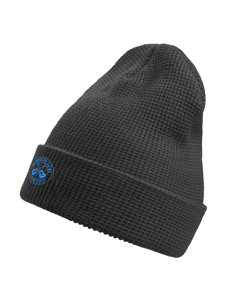 TSV Bearded Villains Tennessee Waffle Knit Beanie | Titans Blue Logo | Bold Brotherhood Style & Game-Day Comfort product image (4)