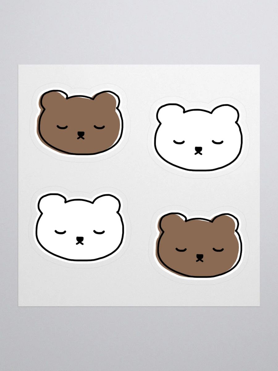 Sleepy Bear Stickers product image (1)