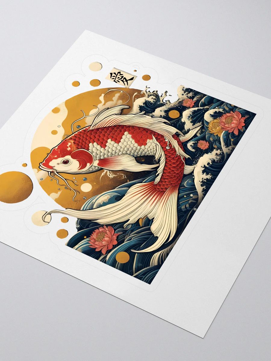 Koi Fish Serenity Kiss Cut Stickers product image (3)