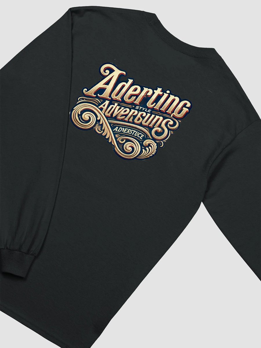 Vintage Ornate Typography Long Sleeve Tee product image (4)