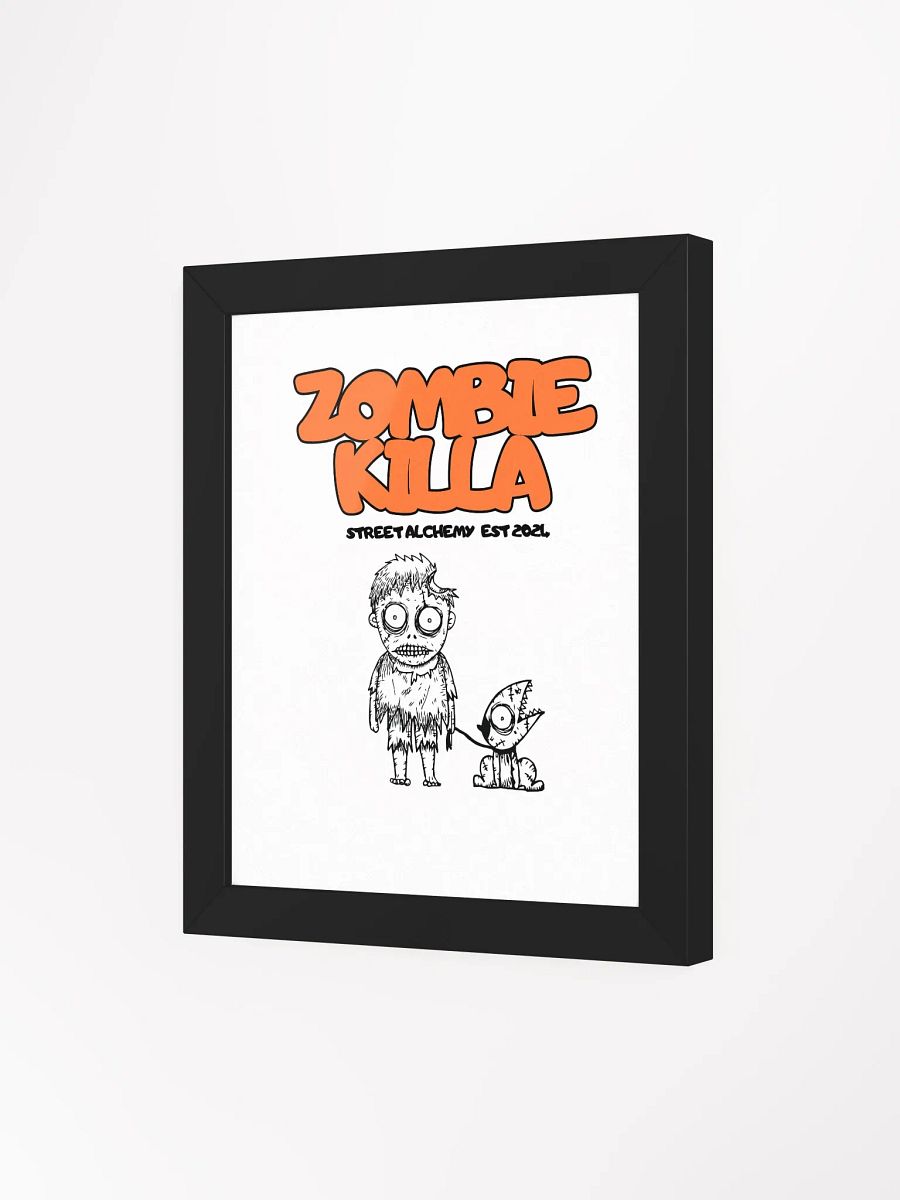 ZK POSTER in Ayous Wood Frame product image (3)
