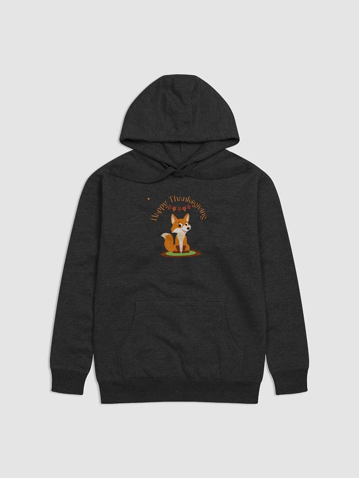 Happy Thanksgiving Smiling Fox Hoodie product image (1)