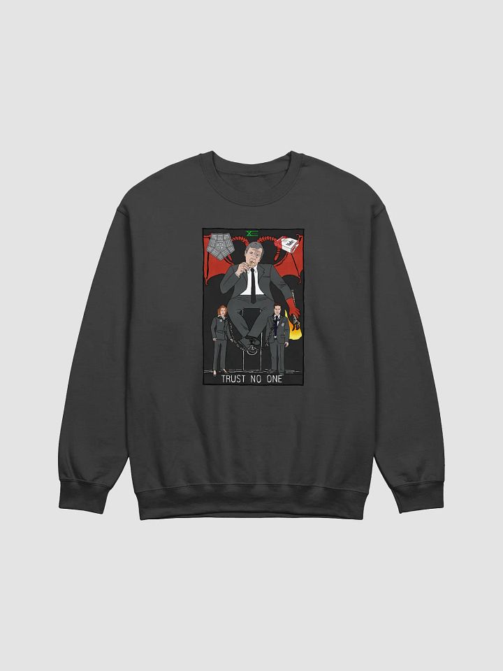 The Cigarette Smoking Man Devil Card Sweatshirt product image (1)