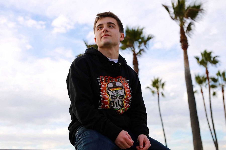 Revenge Artist Hoodie — Black product image (4)