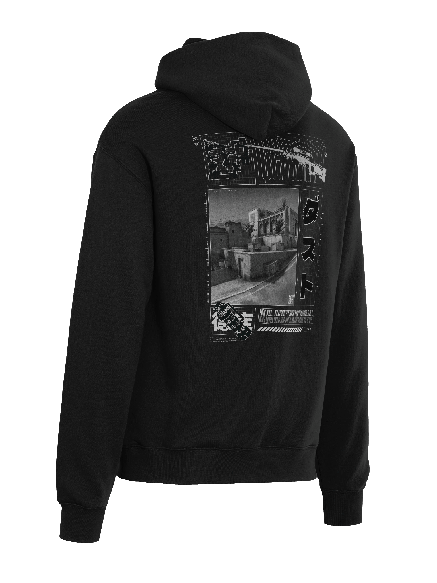 QCK x Dust 2 Hoodie - Black product image (6)