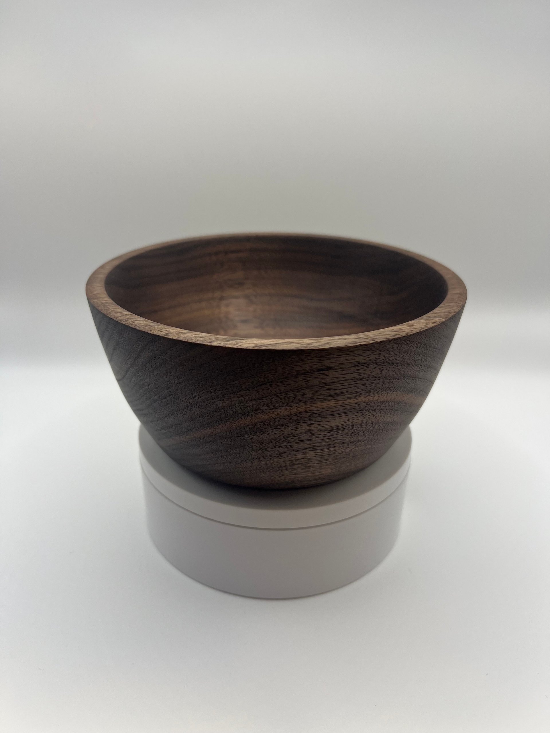 🌿 Black Walnut Bowl – 5.5” Hand-Turned Live on TikTok | Solid Black Walnut Wood product image (7)