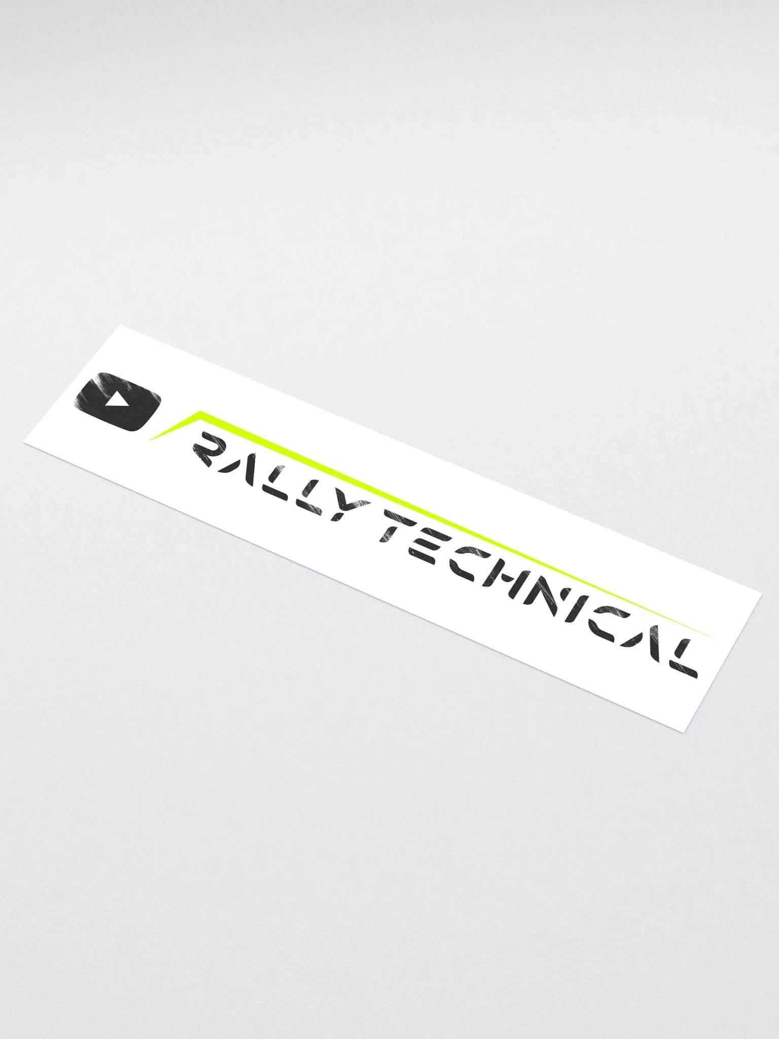 RALLY TECHNICAL Sticker 1 - White product image (1)
