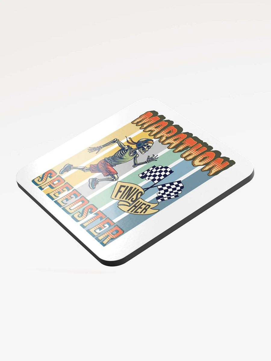 Marathon Speedster Skeleton Running Cork Coaster product image (4)