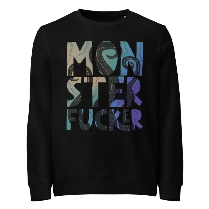 Monster F*cker Organic Sweatshirt (Sea) product image (1)