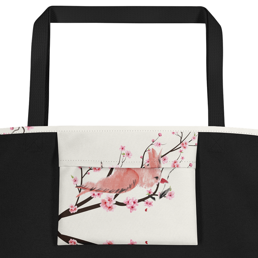 Symmetrical Blossom Birds Tote Bag product image (2)
